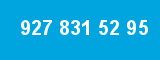 927 831 52 95 927 831 52 95